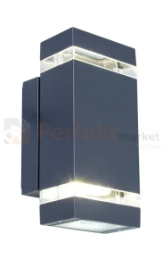 Lutec lampa zewnętrzna elewacyjna LED FOCUS 8W 300lm 4000K antracyt IP44 5605013118
