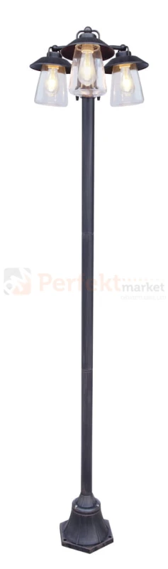 Lampa ogrodowa stojąca klasyczna parkowa 190 cm Lutec CATE 7264230213 perfektmarket.webp