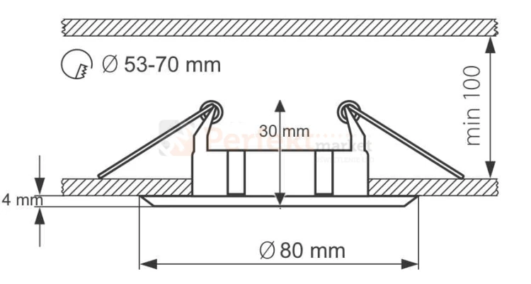 Sufitowe oprawy halogenowe LED