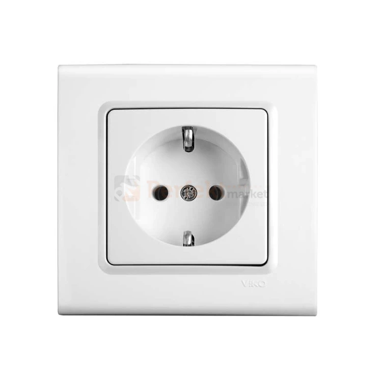 gniazdo schuko viko panasonic linnera biały prosty oświetlenie_led biała perfektmarket perfekt_market 90450008