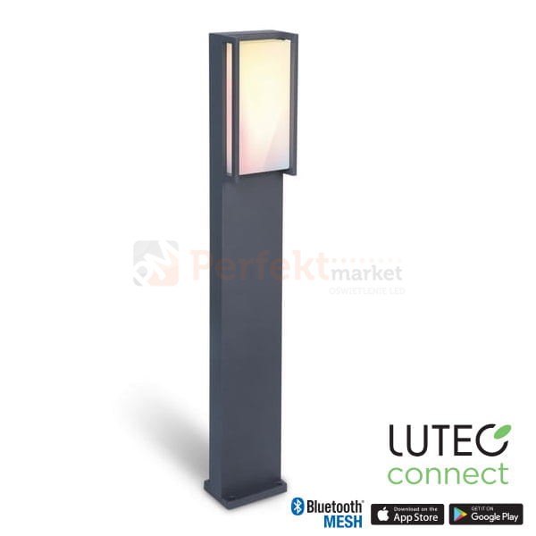 Kinkiet lampa zewnętrzna SMART LED RGB CCT Lutec QUBO 5193004118 perfektmarket.jpg
