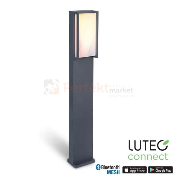Kinkiet lampa zewnętrzna SMART LED RGB CCT Lutec QUBO 5193004118 perfektmarket.jpg