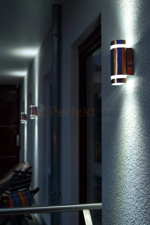 Kinkiet ścienny zewnętrzny LED srebrny 2xGU10 Lutec FOCUS 5604021001.jpg