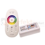 sterownik led RGBW z pilotem radiowy biały dotyk ID-2077 perfektmarket.jpg