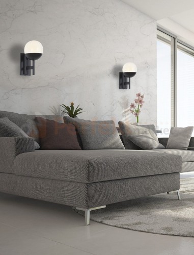 MAXLIGHT W0255 KINKIET DALLAS CZARNY