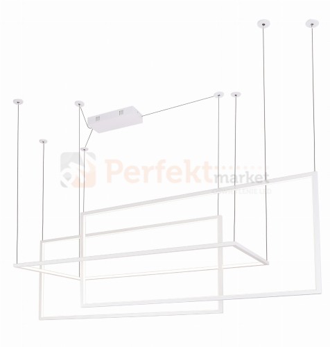 MAXLIGHT P0272 LAMPA WISZĄCA GEOMETRIC BIAŁA