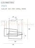 MAXLIGHT P0272 LAMPA WISZĄCA GEOMETRIC BIAŁA