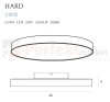 MAXLIGHT C0192 LAMPA SUFITOWA HARD