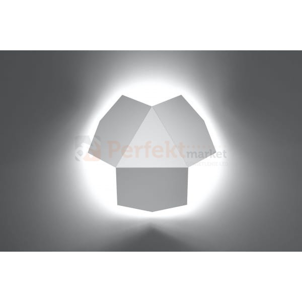 lampa_ścienna kinkiet biały biała nowoczesna minimalizm perfektmarket design lampa ścienna trójkątny kinkiet LED tre biały perfektmarket SL.0424 sklep_olsztyn