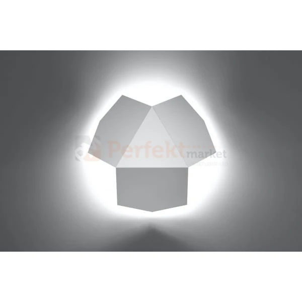 lampa_ścienna kinkiet biały biała nowoczesna minimalizm perfektmarket design lampa ścienna trójkątny kinkiet LED tre biały perfektmarket SL.0424 sklep_olsztyn
