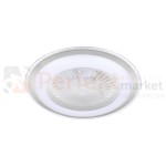 Plafoniera LED ZONDA SILVER 60W z wentylatorem ML6688