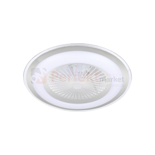 Plafoniera LED ZONDA SILVER 60W z wentylatorem ML6688