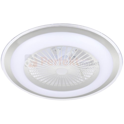 Plafoniera LED ZONDA SILVER 60W z wentylatorem ML6688