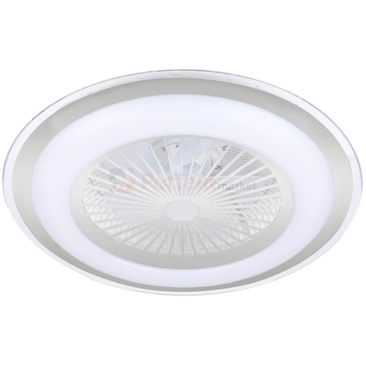 Plafoniera LED ZONDA SILVER 60W z wentylatorem ML6688