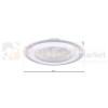 Plafoniera LED ZONDA SILVER 60W z wentylatorem ML6688