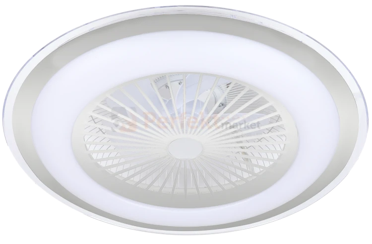 Plafoniera LED ZONDA SILVER 60W z wentylatorem ML6688