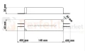 Zasilacz Mean Well LPV-35-12 12V 36W IP67 wymiary montaż perfektmarket sklep led oswietlenie