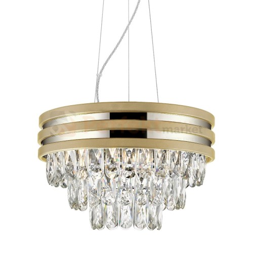 Lampa wisząca NAICA P0525-04A-F4V6 srebrno złota detal perfektmarket.jpg