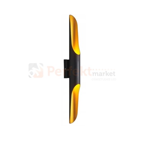 Kinkiet czarno-złoty BLACK TUBE E27 60cm perfektmarket.jpg