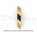 Kinkiet czarno-złoty BLACK TUBE E27 60cm aranżacja 2 lampy perfektmarket.jpg