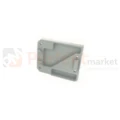 Zaślepka do profili Unico led aluminiowa z otworem typ schodowe biała prawa pełna oświetlenie_led perfektmarket.jpg