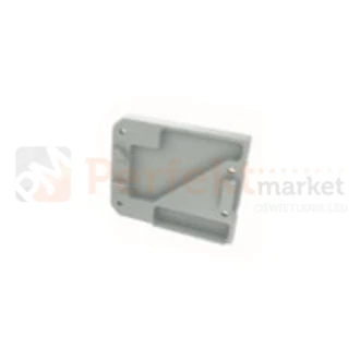 Zaślepka do profili Unico led aluminiowa z otworem typ schodowe biała prawa pełna oświetlenie_led perfektmarket.jpg