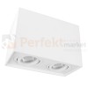 CHLOE DUO GU10 X2 NATYNKOWA GU10 250V IP20 97x185x125mm BIAŁY prostokątna  ruchoma