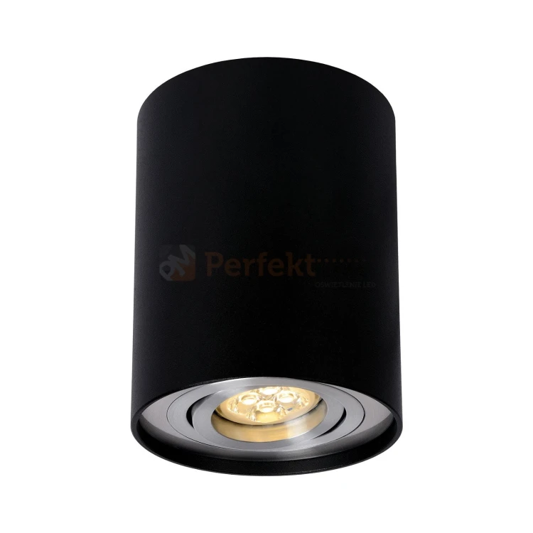 CHLOE GU10 NATYNKOWA GU10 250V IP20 93x124mm CZARNY okrągła  ruchoma