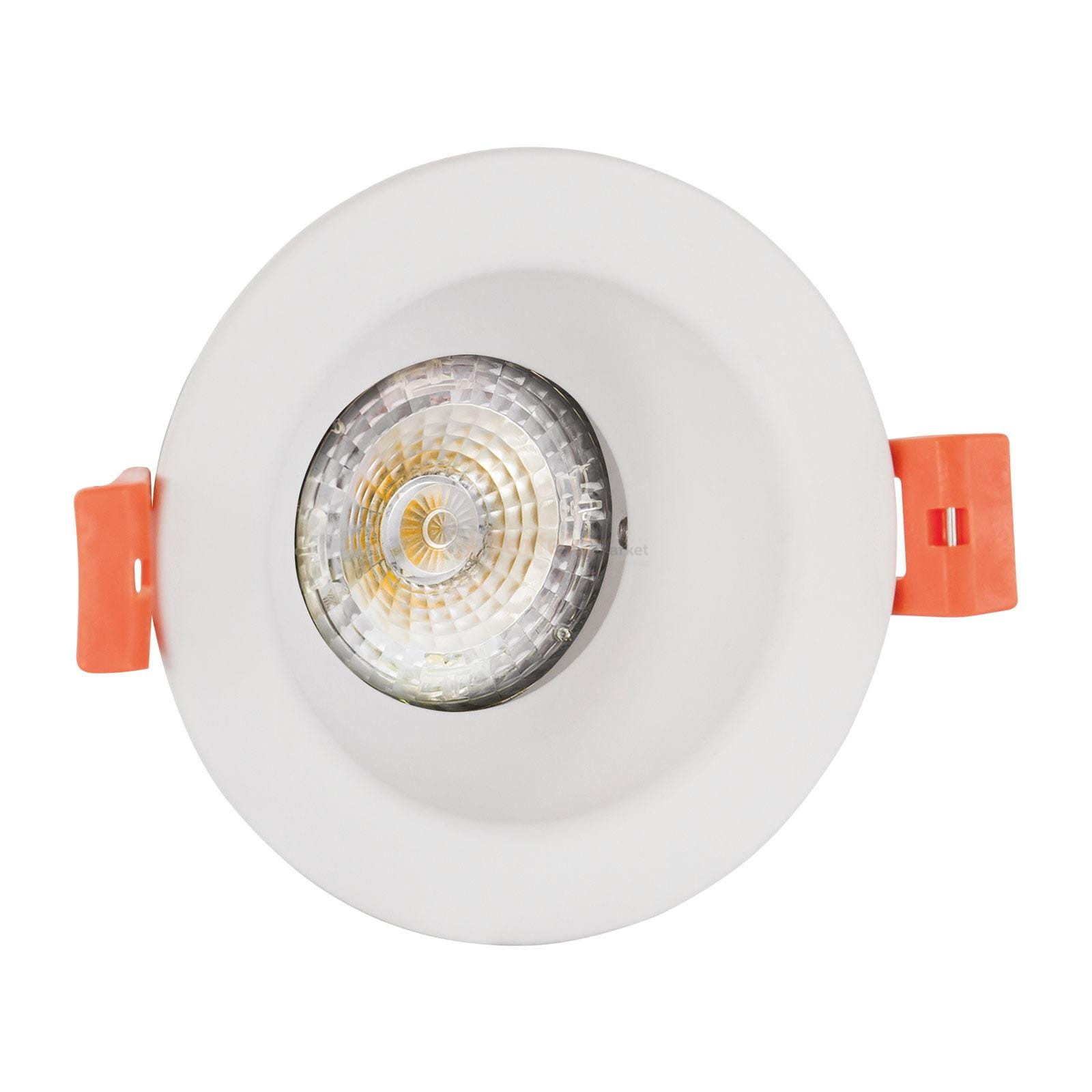 FIALE III GU10 OCZKO GU10 250V IP20 FI85x45mm BIAŁY okrągła