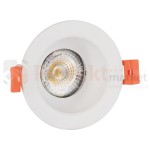 FIALE III GU10 OCZKO GU10 250V IP20 FI85x45mm BIAŁY okrągła
