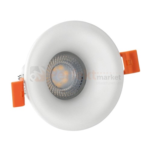 FIALE V GU10 OCZKO GU10 250V IP20 FI85x35mm BIAŁYokrągła