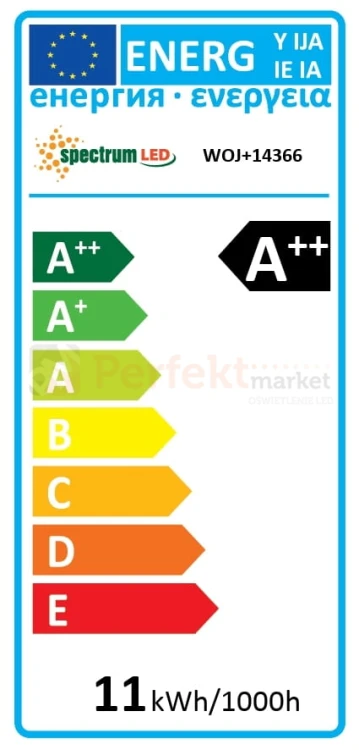 LED GLS E-27 230V 11W COG NW MILKY SPECTRUM