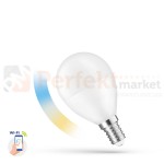 LED KULKA 5W E-14 230V CCT+DIMM Wi-Fi Spectrum SMART