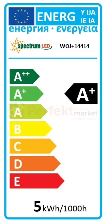 LED KULKA 5W E-14 230V CCT+DIMM Wi-Fi Spectrum SMART