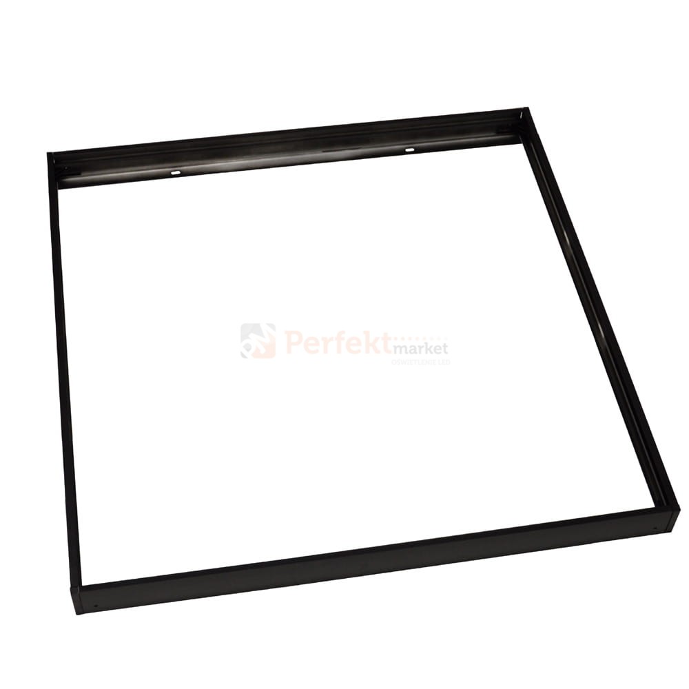 Ramka montażowa  obudowa natynkowa czarna do paneli LED 600x600