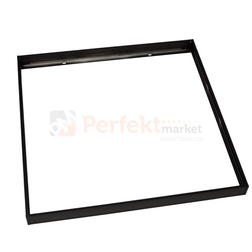 Ramka montażowa  obudowa natynkowa czarna do paneli LED 600x600