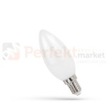LED ŚWIECOWA E-14 230V 6W COG NW MILKY SPECTRUM