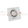 MDD MAXI DUE GU10 X 1 AR111  250V IP20 186x186x43mm BIAŁY