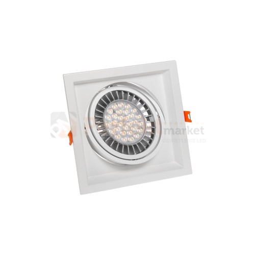MDD MAXI DUE GU10 X 1 AR111  250V IP20 186x186x43mm BIAŁY