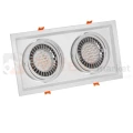 MDD MAXI DUE GU10 X 2 AR111  250V IP20 186x336x43mm BIAŁY