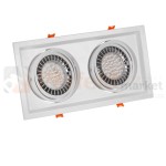 MDD MAXI DUE GU10 X 2 AR111  250V IP20 186x336x43mm BIAŁY