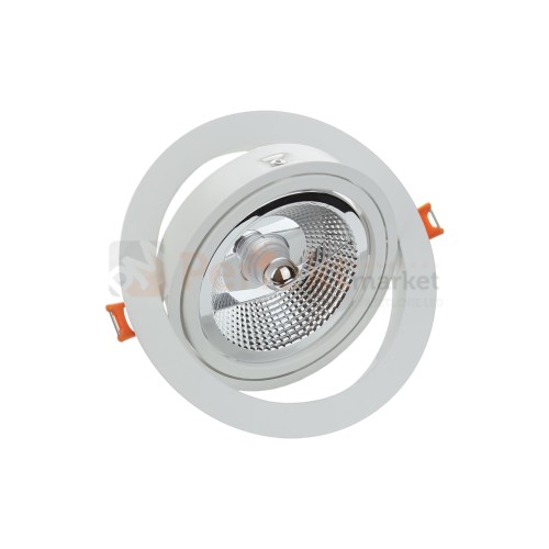 MDD MAXI UNO ROUND AR111 GU10 X 1 WHITE 250V IP20FI170x28mm BIAŁY