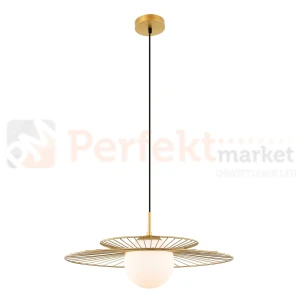 Italux Sarah MDM-4000/1 GD lampa wisząca druciana złota