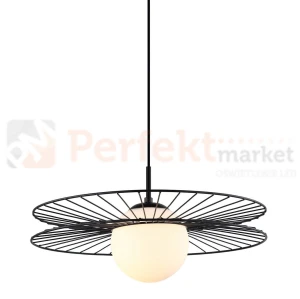 Italux Sandy MDM-4002/1 BK lampa wisząca druciana czarna