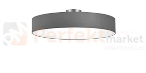 Plafon lampa sufitowa 65cm szara abażur Trio HOTEL 603900511