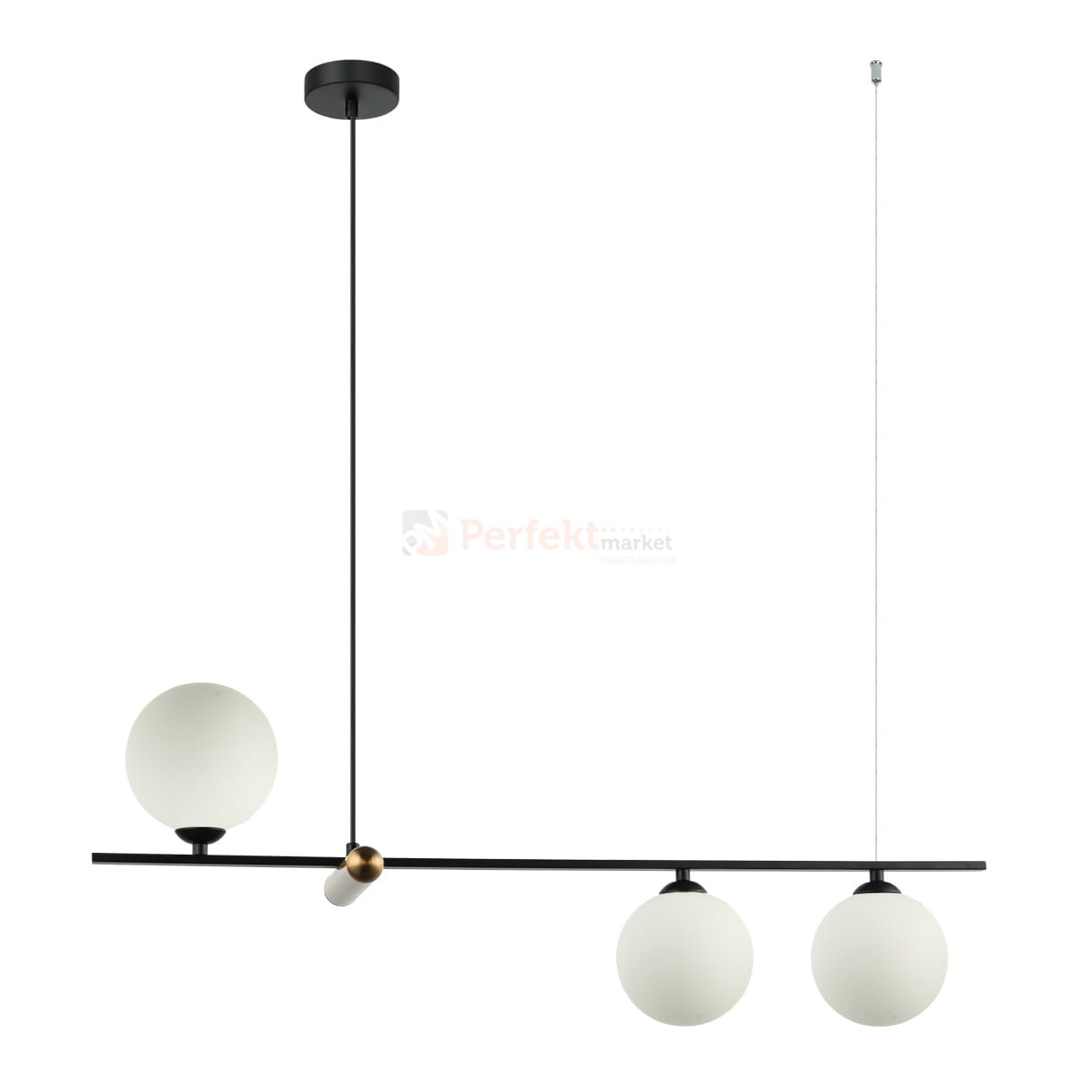 Italux PND-76540-3-BK Wisz�ce br�z antyczny, czarny