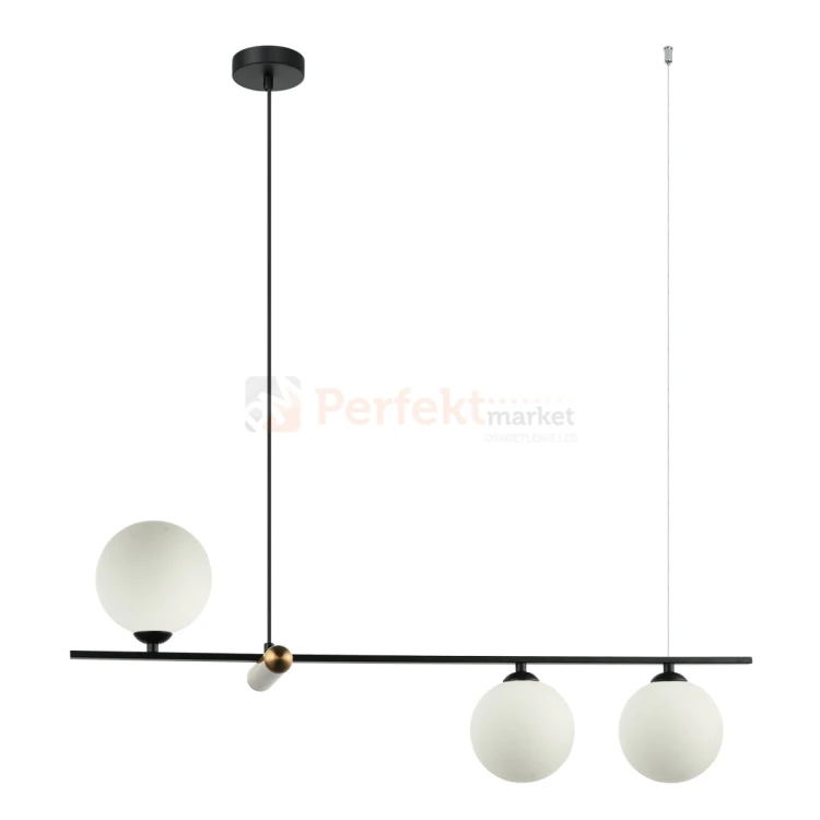 Italux PND-76540-3-BK Wisz�ce br�z antyczny, czarny