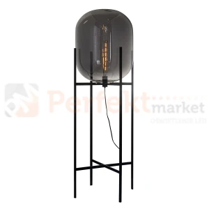 Lampa podłogowa stojąca szkło dymione loft Maversa Italux FL-82321-1A-L