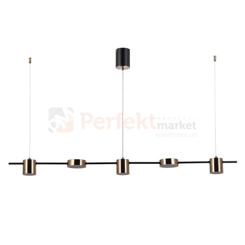Italux PND-16374-5-BK-4K Wisz�ce mosi�ny