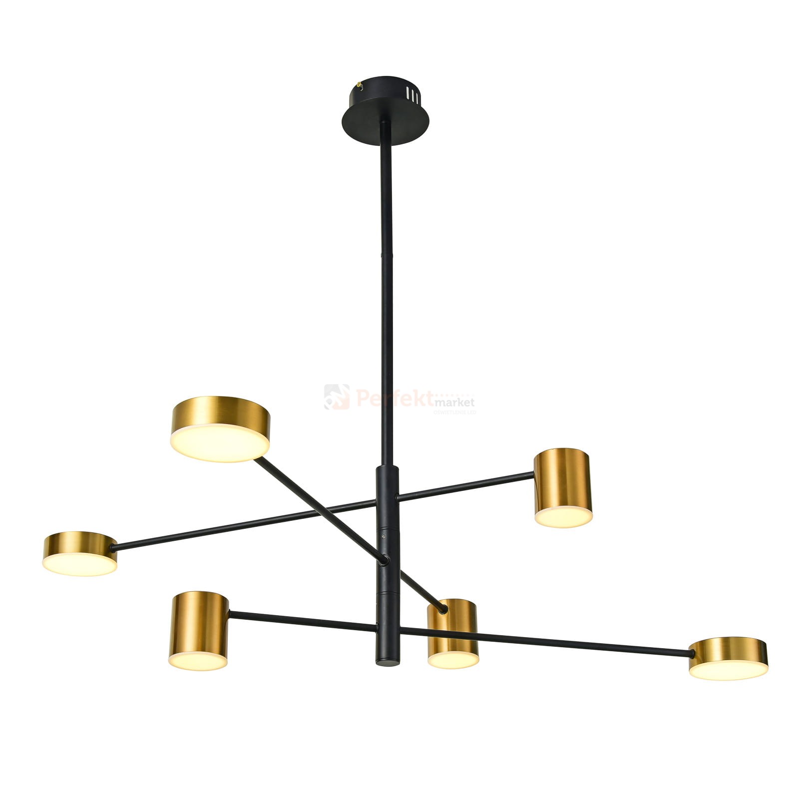 Italux PND-16374-6-BK-GD-4K Wisz�ce z�oty